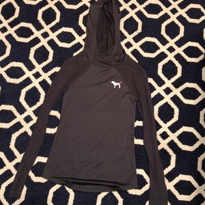 Grey VS PINK hooded shirt